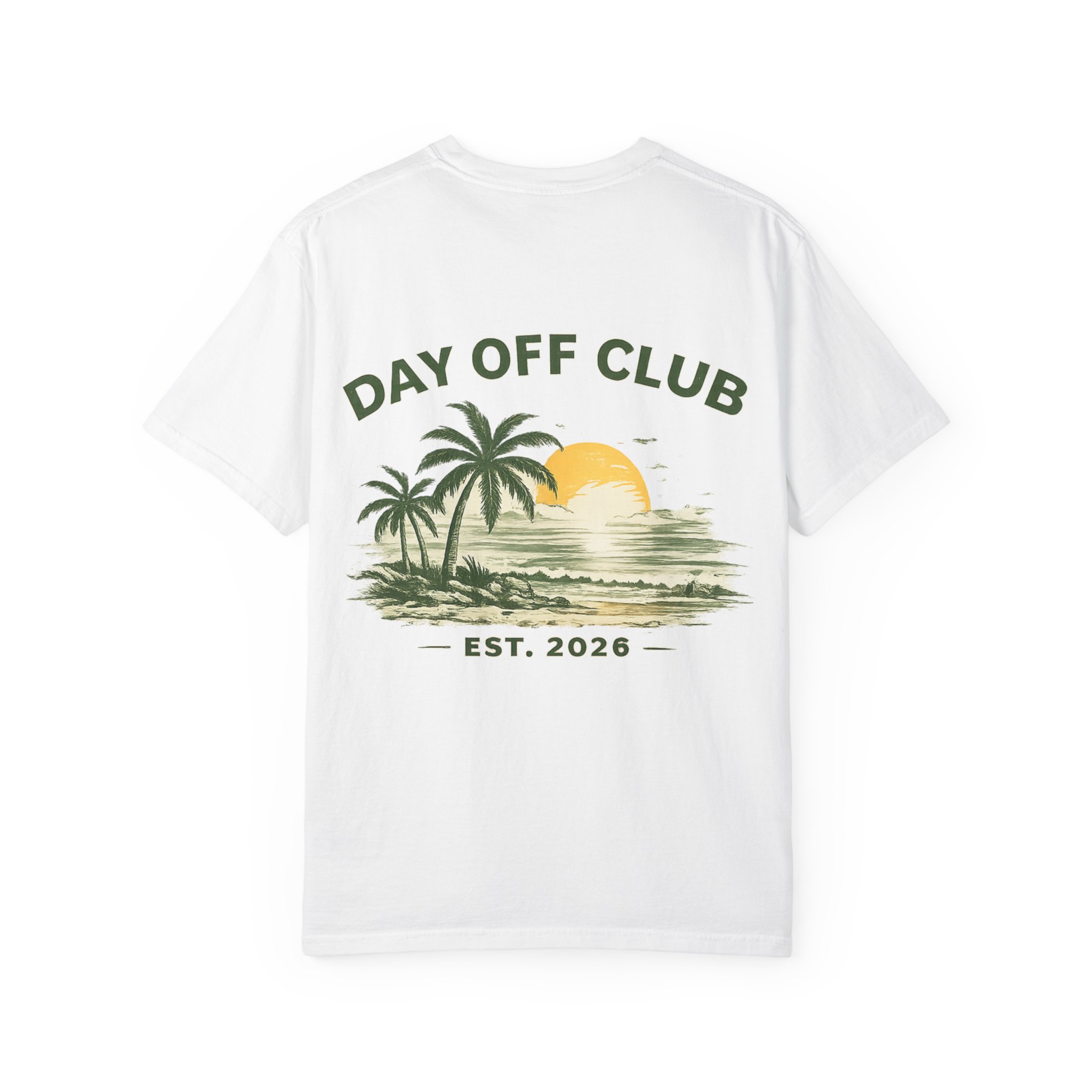 Day Off Club Tee back